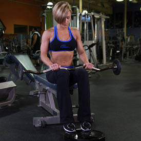 Barbell Seated Calf Raise thumbnail image