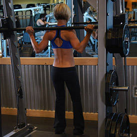 Smith Machine Reverse Calf Raises thumbnail image