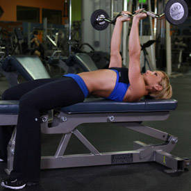 Lying Close-Grip Barbell Triceps Press To Chin thumbnail image