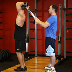 Standing Towel Triceps Extension thumbnail image