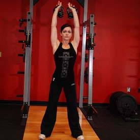 28kg Kettlebell Press | Girya Girl TV | Leontin Blog … | Leontin Blog