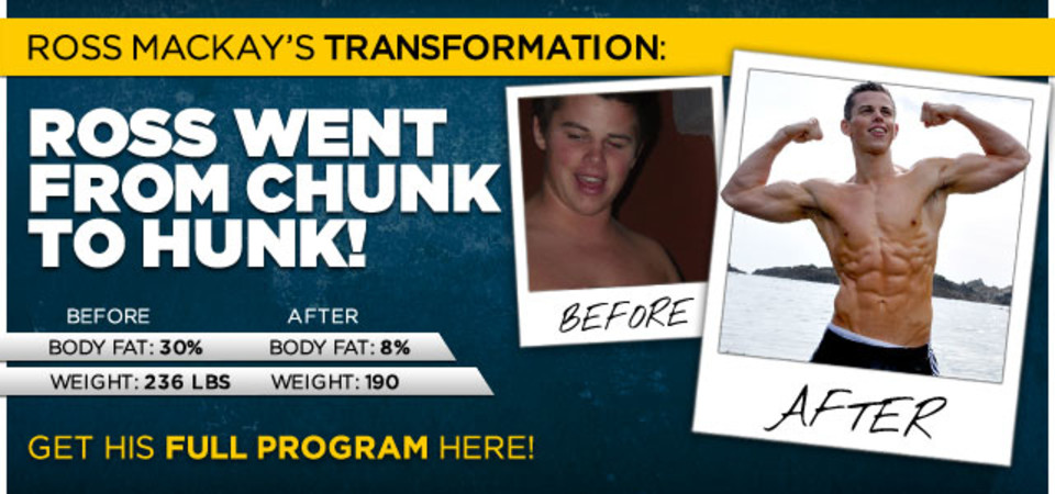 Body Transformation: Ross Went From Chunk To Hunk
