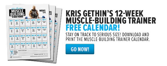 Unlocking Your Muscular Potential – The Kris Gethin 12-Week Muscle Builder PDF