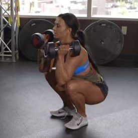 Dumbbell thruster