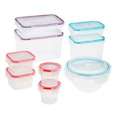 (5/PACK) SNAPWARE PLASTIC SPILLPROOF AIRTIGHT REPLACEMENT LIDS ONLY. 0.5  CUP.