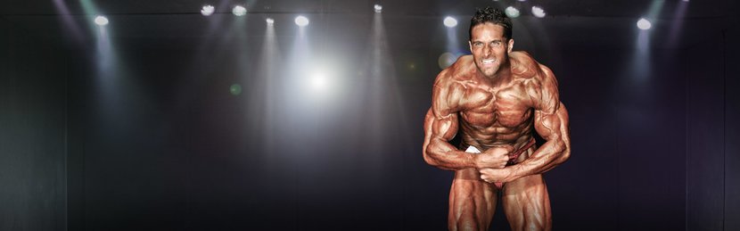 Strong Back Muscular Bodybuilder Poses Camera Stock Photo 1878982927 |  Shutterstock