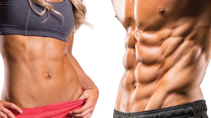 six pack abs before and after women