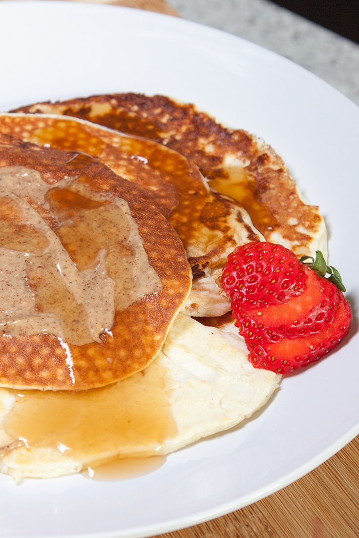 Quick Recipe Almond Butter Protein Pancakes