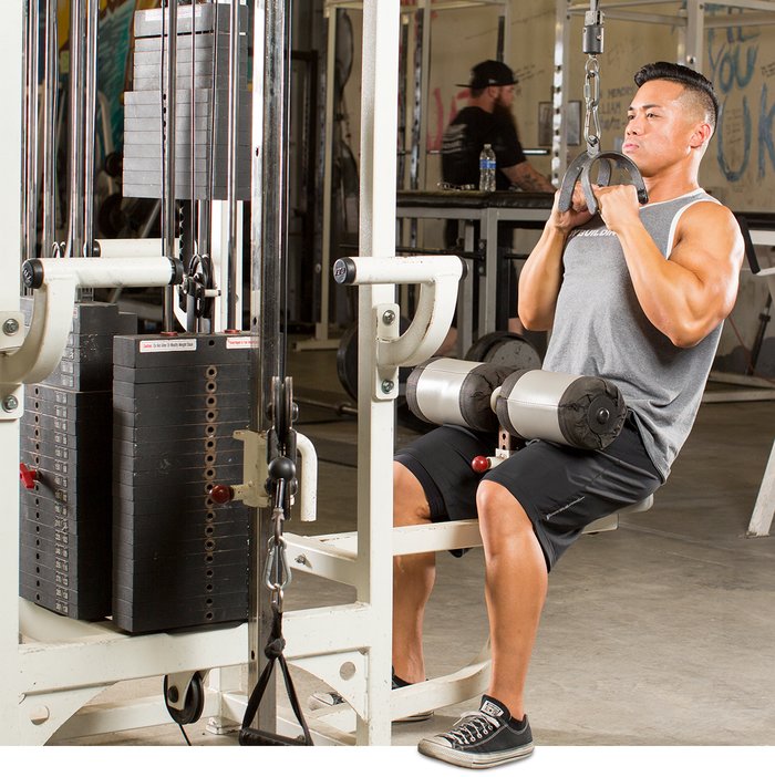 d handle unilateral reverse pulldown