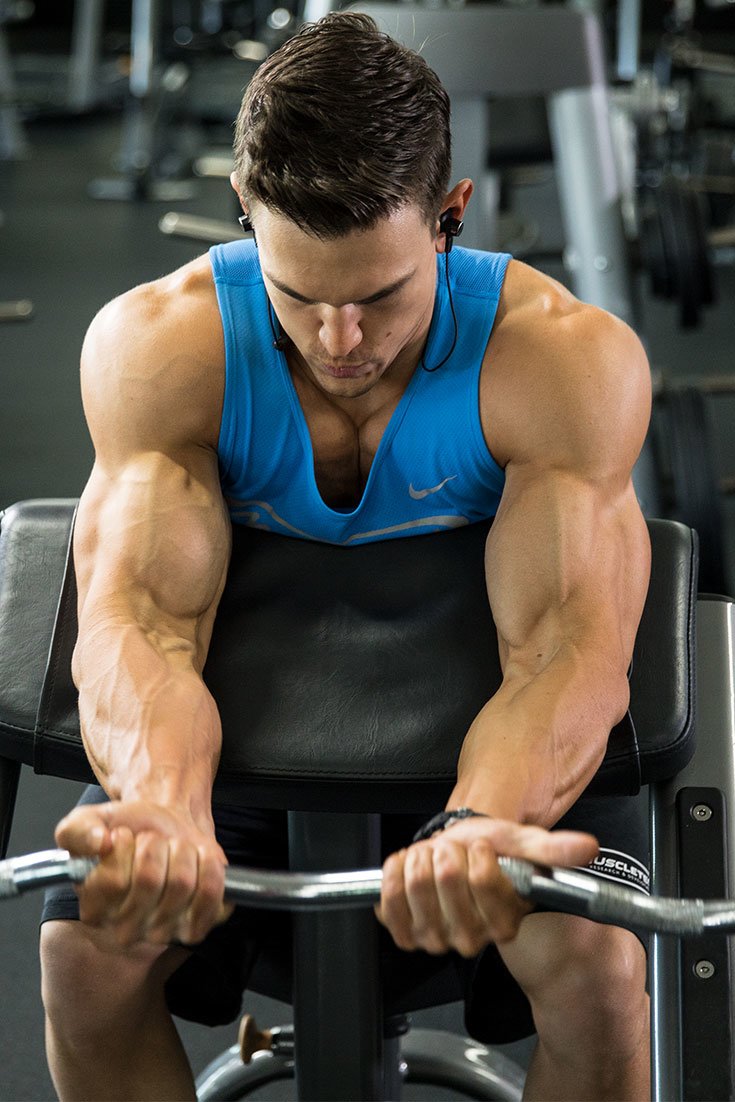 superset workout Arms  Bicep and tricep workout, Gym workout