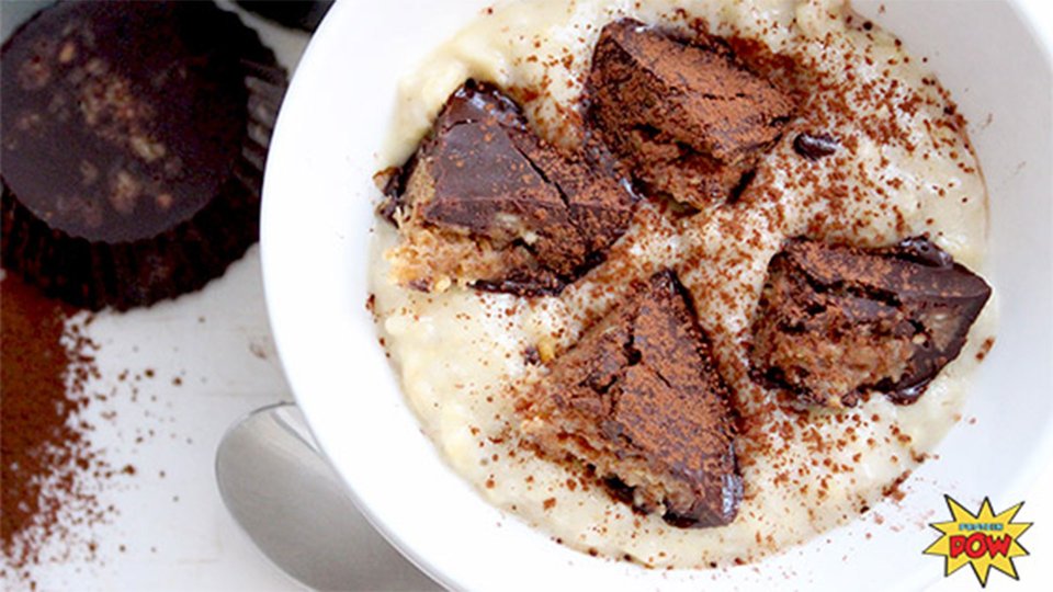 Peanut Butter Cup Protein Oatmeal