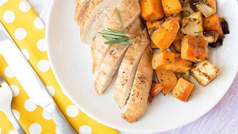 Balsamic Roasted Chicken And Vegetables
