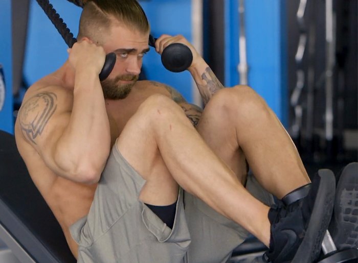 Weighted Knee-to-Chest