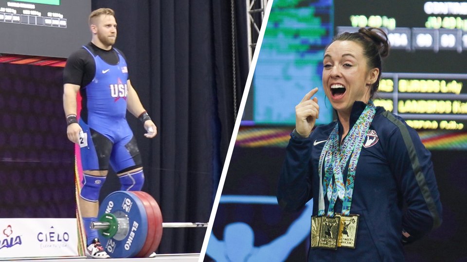 Pan American Weightlifting Champions Wes Kitts and Alyssa Ritchey on