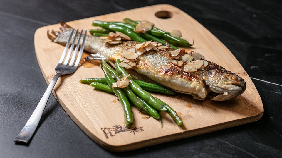 MetaBurn90: Trout with Green Beans and Almonds