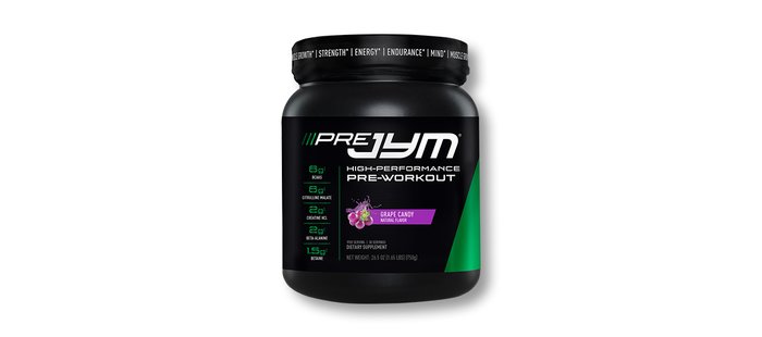 Pre JYM Preworkout, Grape Candy flavor