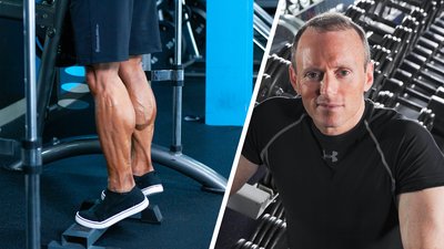 Calf muscle growth depends on foot positioning