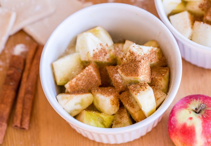 Protein Drizzled Apples