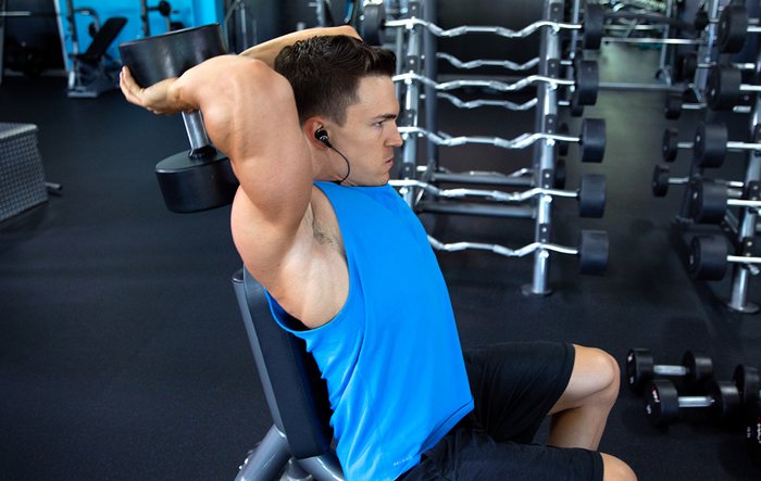 Eliminate Arm Flab with Tricep Exercises with Dumbbells at Home