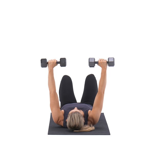 Dumbbell floor press thumbnail image