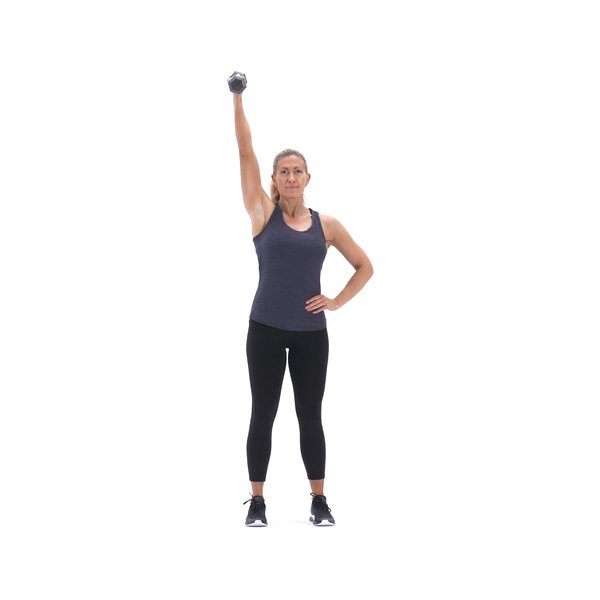 Single-arm palm-in dumbbell shoulder press thumbnail image