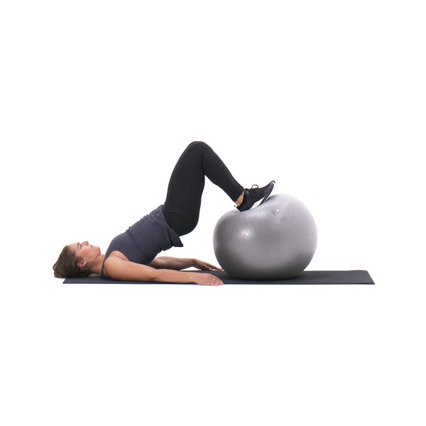 Exercise ball leg curl thumbnail image