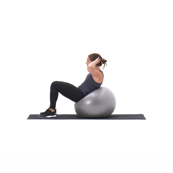 Exercise ball crunch thumbnail image