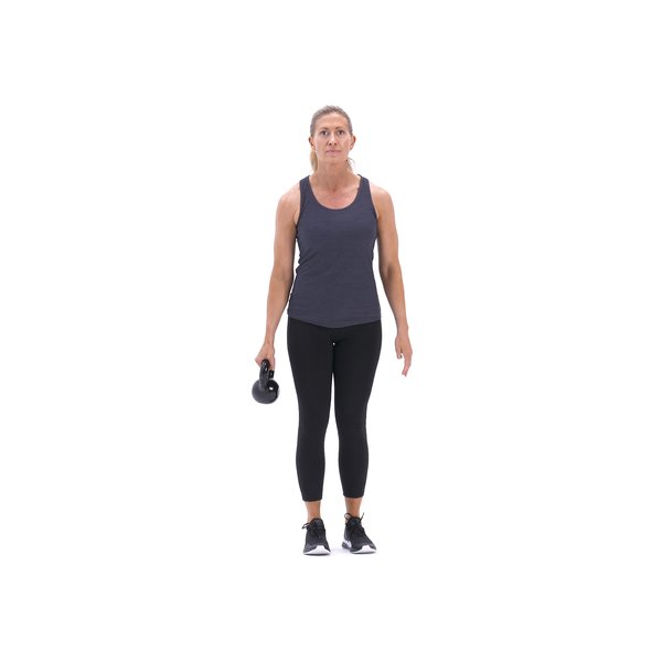 Kettlebell pass-through lunge thumbnail image