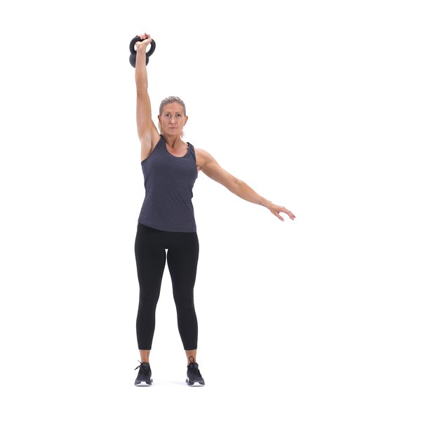 Single-arm kettlebell push-press thumbnail image