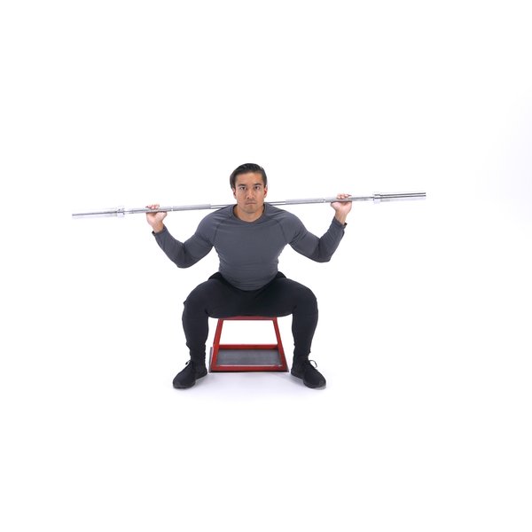 Barbell Squat To A Bench thumbnail image