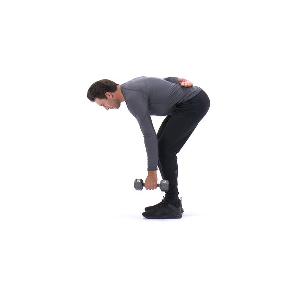 Standing Bent-Over One-Arm Dumbbell Triceps Extension thumbnail image