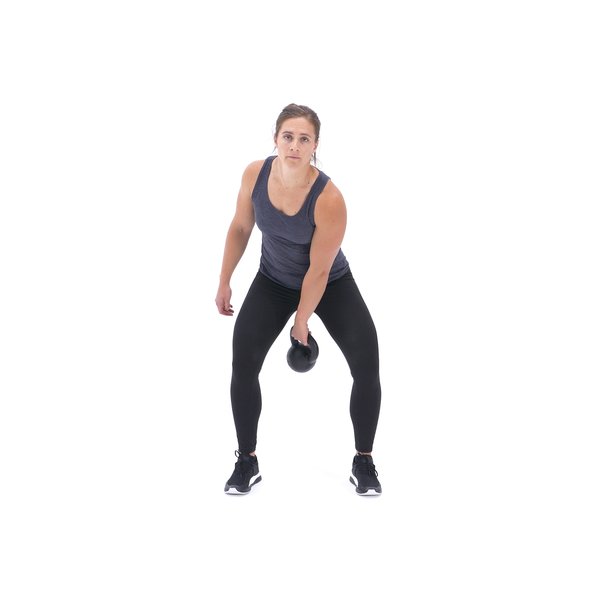 Single-arm kettlebell clean thumbnail image