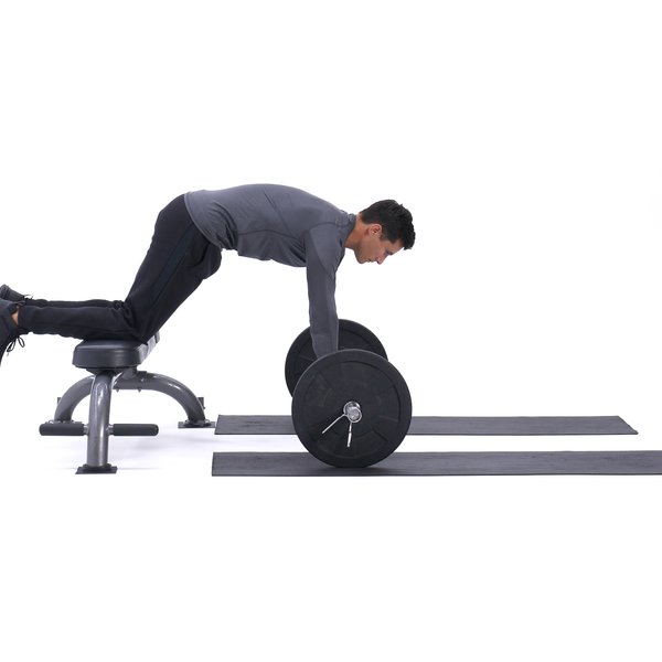 Bench barbell roll-out thumbnail image