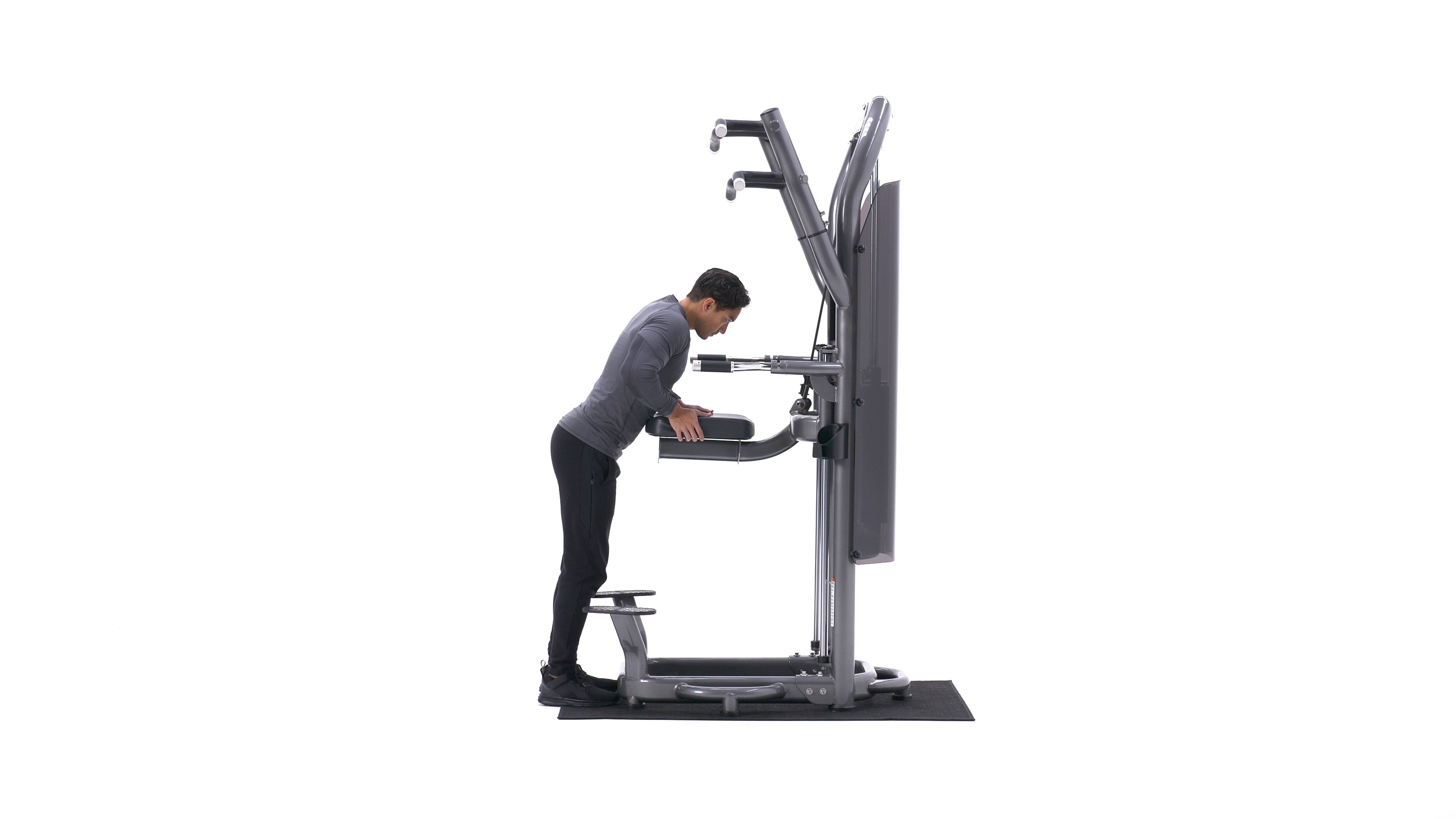 tricep pull down machine form