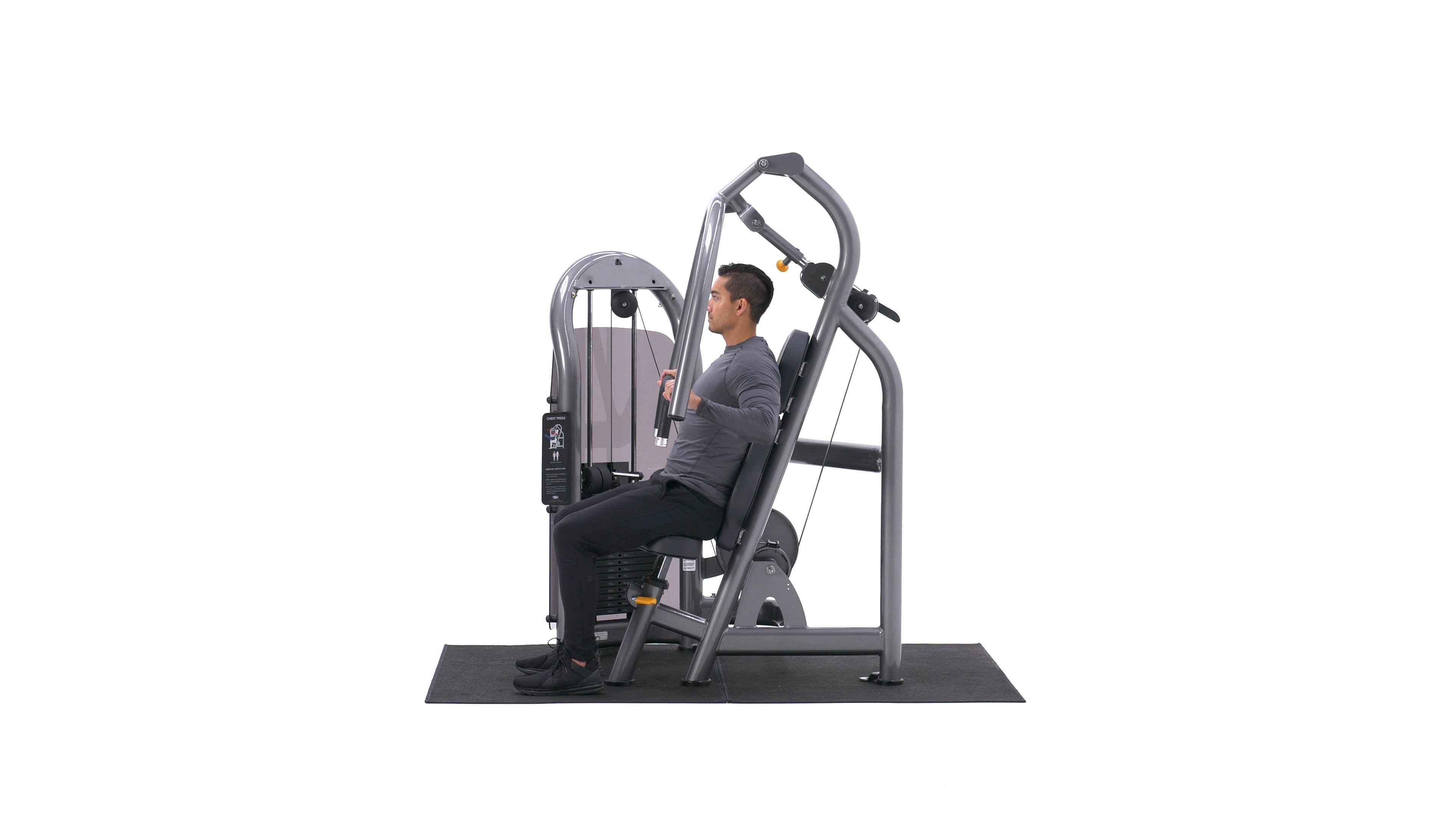 Machine Chest Press Exercise Videos Guides, 46% OFF