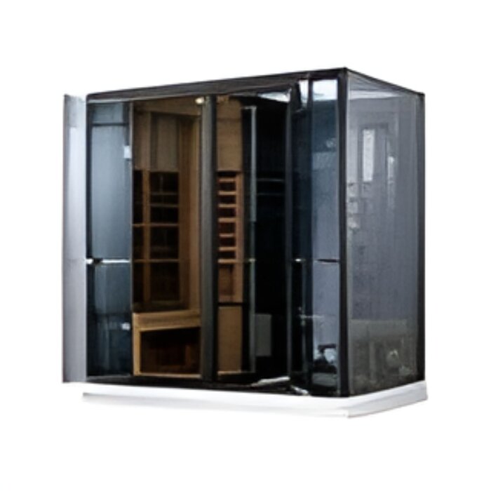 Ali Express Wet & Dry 2 person steam sauna room with shower