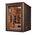 Golden Designs Nora 2 Person Outdoor-Indoor PureTech™ Hybrid Full Spectrum Sauna