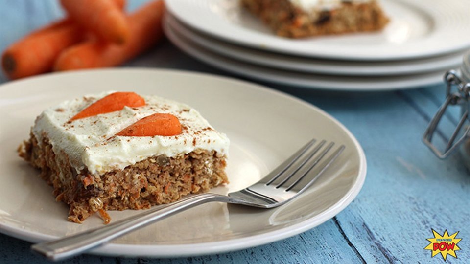 Healthy Protein-Packed Carrot Cake